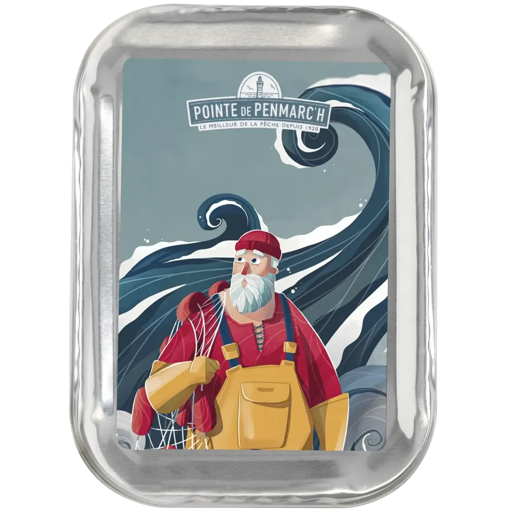 Coffret 4 sardines Eor Glas - Édition artistique & saveurs bretonnes