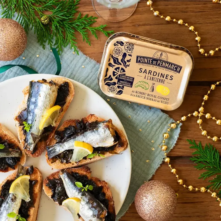 Sardines à l’ancienne au Kombu royal, sauce soja & Yuzu - Édition limitée
