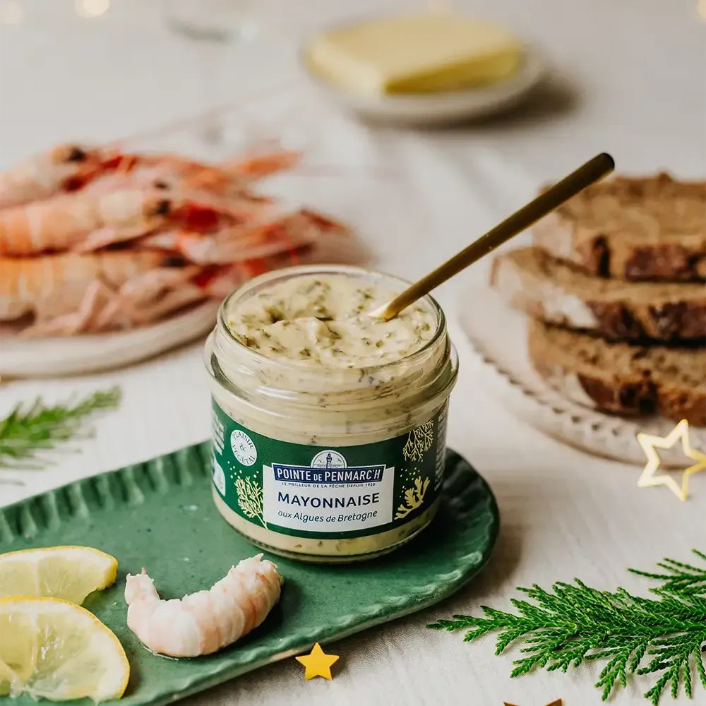 Mayonnaise aux algues de Bretagne - Saveur iodée & touche de gingembre
