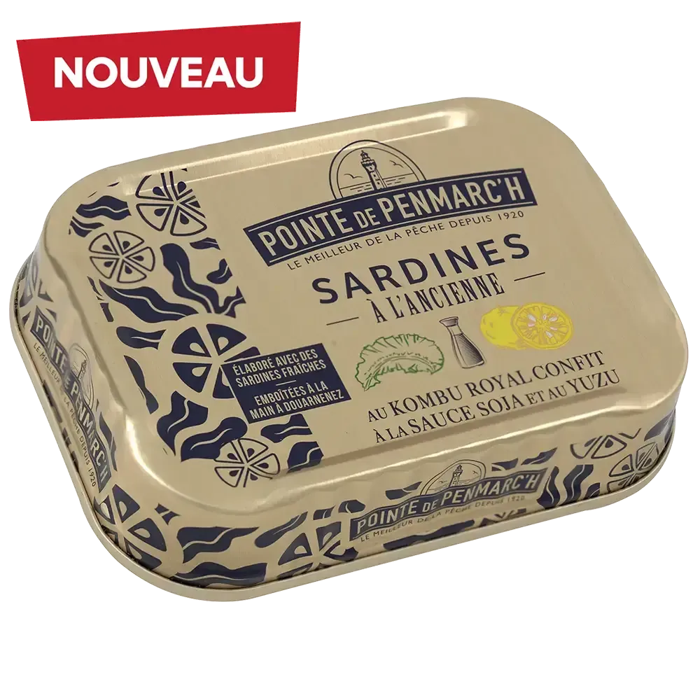 Sardines à l’ancienne au Kombu royal, sauce soja & Yuzu - Édition limitée