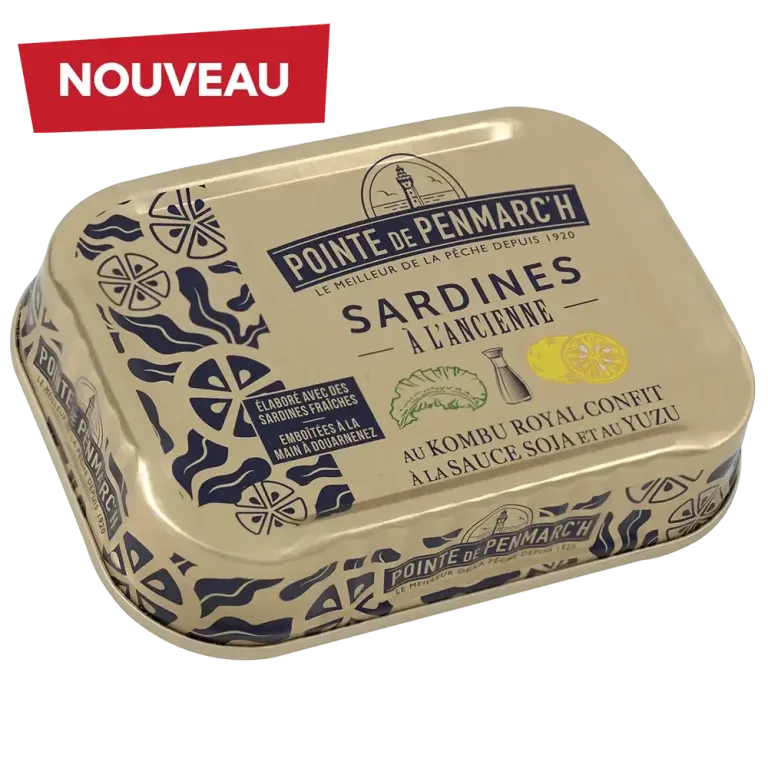 Sardines à l’ancienne au Kombu royal, sauce soja & Yuzu - Édition limitée