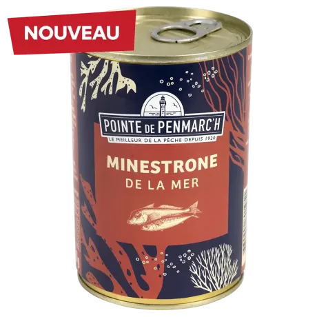 Minestrone de la mer - Soupe gourmande aux poissons et légumes mijotés