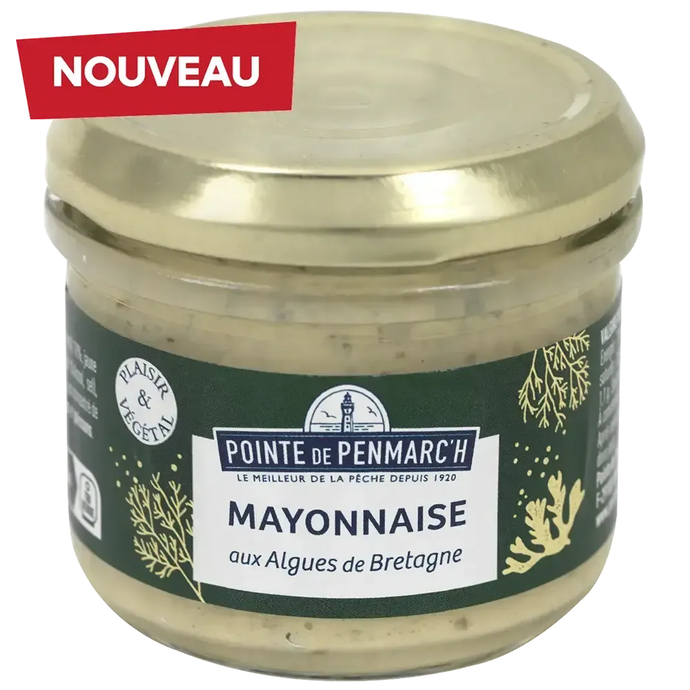 Mayonnaise aux algues de Bretagne - Saveur iodée & touche de gingembre
