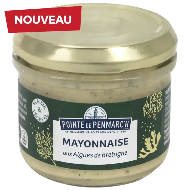 Mayonnaise aux algues de Bretagne - Saveur iodée & touche de gingembre