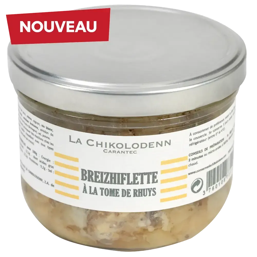 Breizhiflette à la Tome de Rhuys - Plat breton généreux & gratiné
