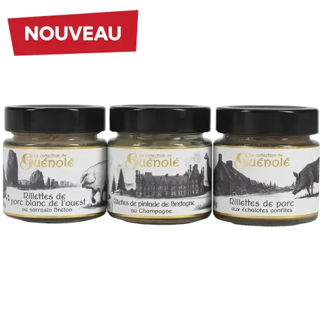 Assortiment de 3 rillettes Maison Autret - Bio & saveurs bretonnes