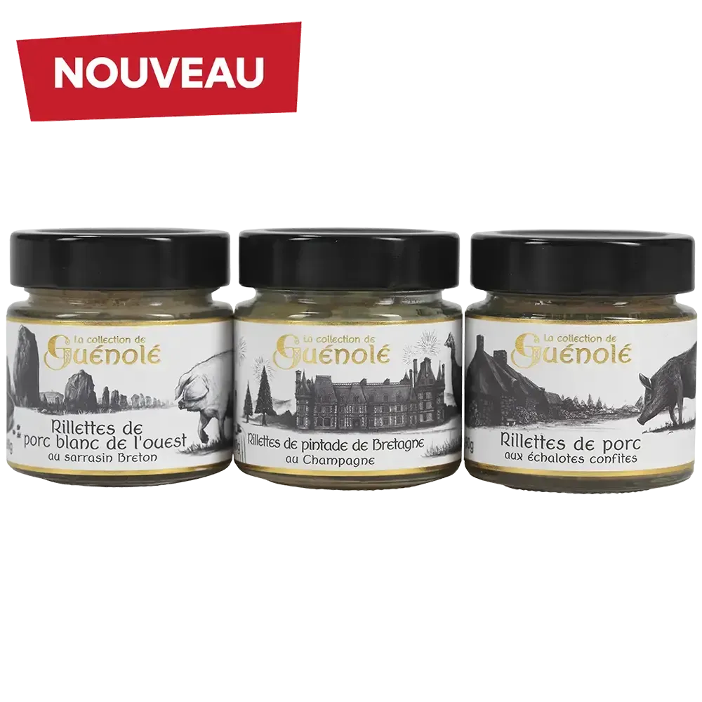 Assortiment de 3 rillettes Maison Autret - Bio & saveurs bretonnes