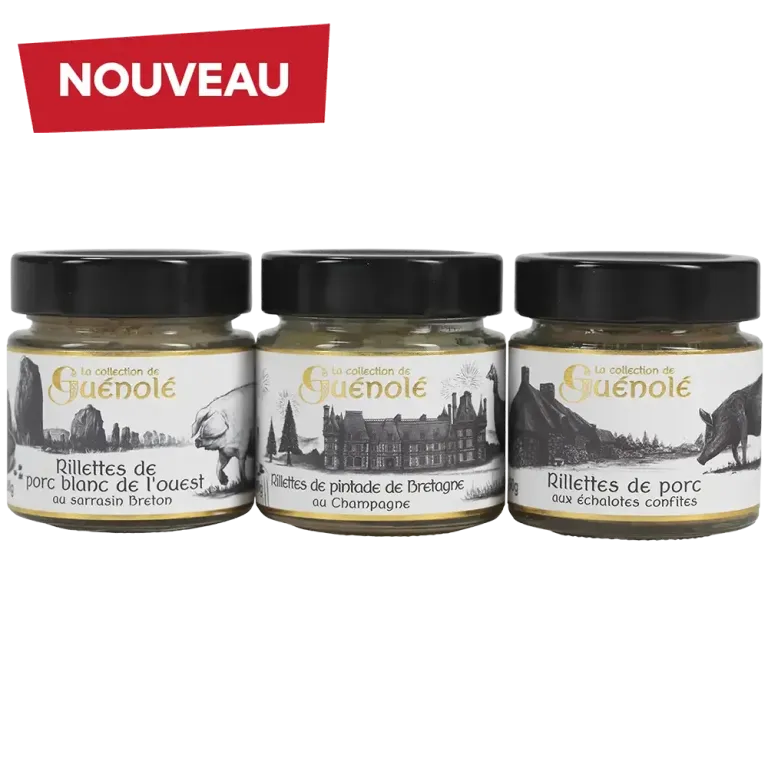 Assortiment de 3 rillettes Maison Autret - Bio & saveurs bretonnes