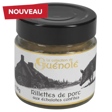 Rillettes de porc aux échalotes confites - Maison Autret, recette bretonne