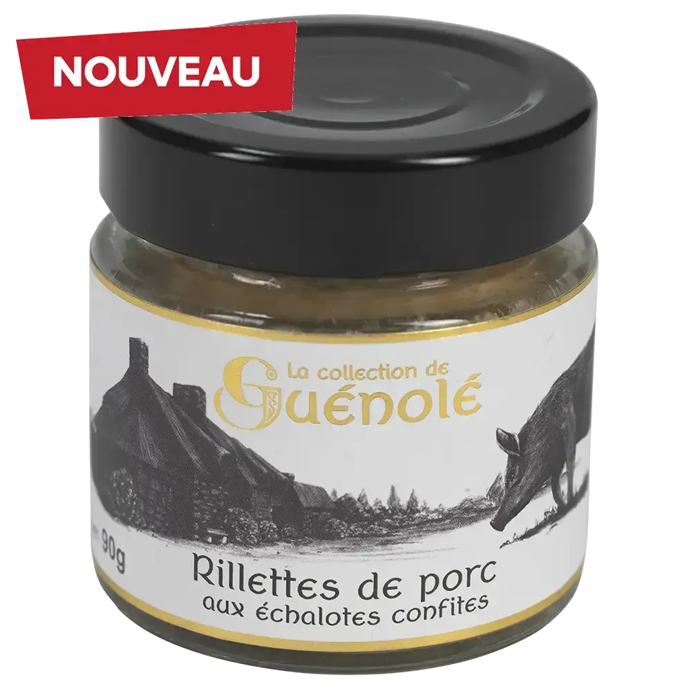 Rillettes de porc aux échalotes confites - Maison Autret, recette bretonne