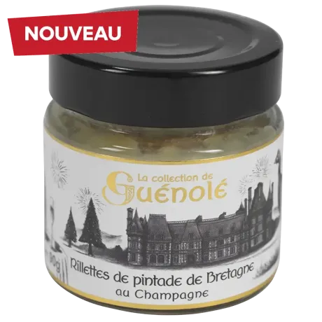 Rillettes de pintade de Bretagne au Champagne - Maison Autret