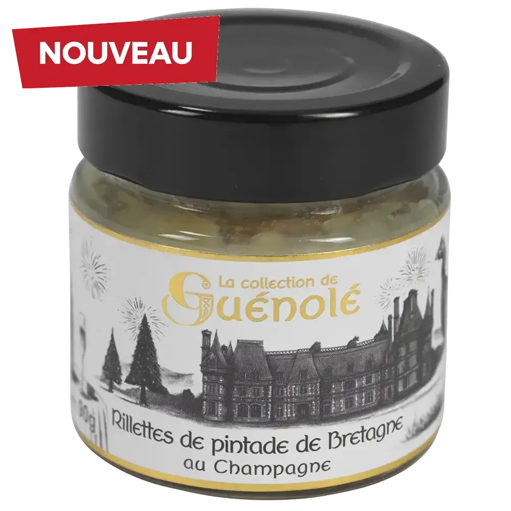 Rillettes de pintade de Bretagne au Champagne - Maison Autret
