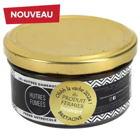 Huîtres fumées Damerose - Spécialité bretonne iodée et raffinée