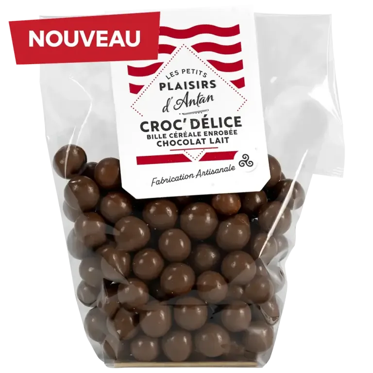 Croc'Délice chocolat au lait - Gourmandise bretonne artisanale
