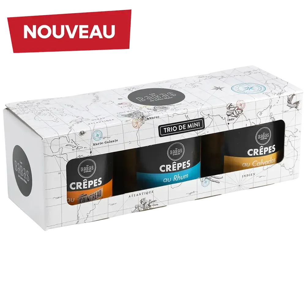 rio de crêpes Cointreau, Rhum, Calvados - Gourmandise artisanale malouine