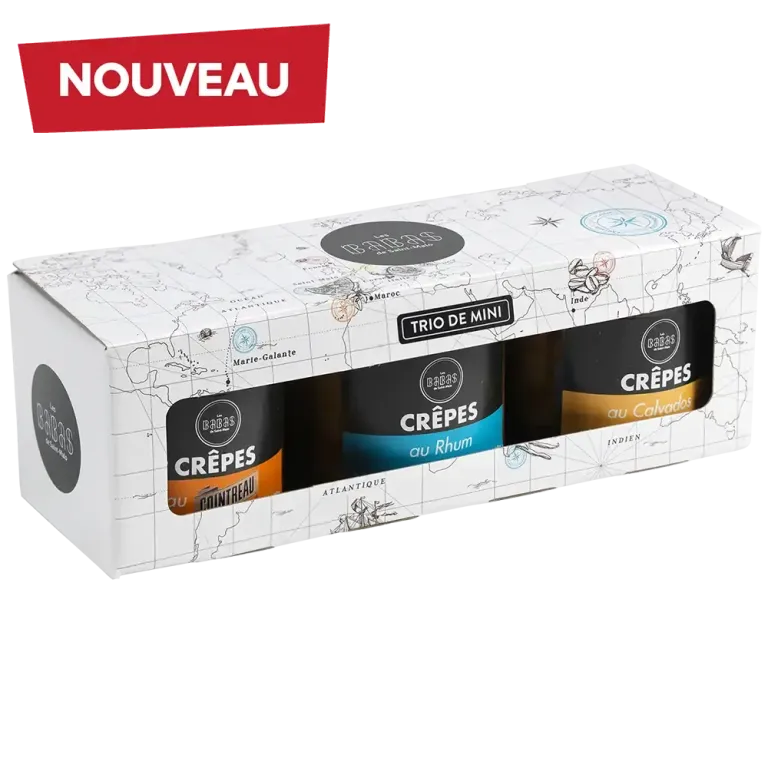 rio de crêpes Cointreau, Rhum, Calvados - Gourmandise artisanale malouine