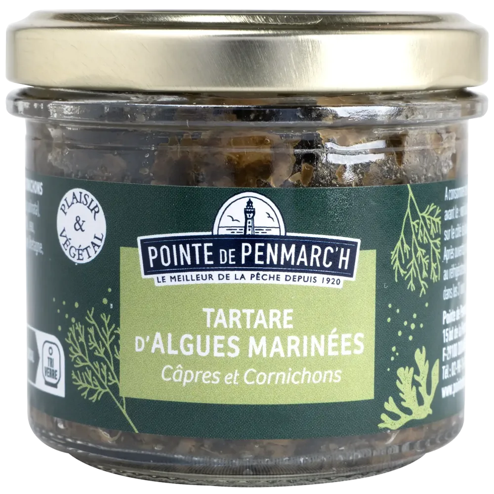Délice d’algues marinées aux câpres et cornichons - Tartare breton iodé