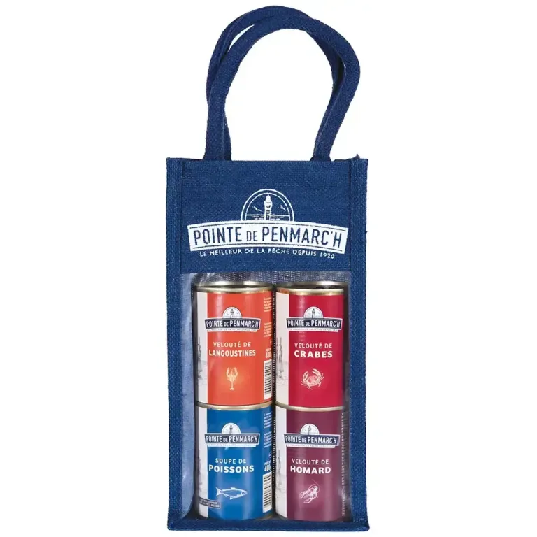 Assortiment repas de soupes et veloutés