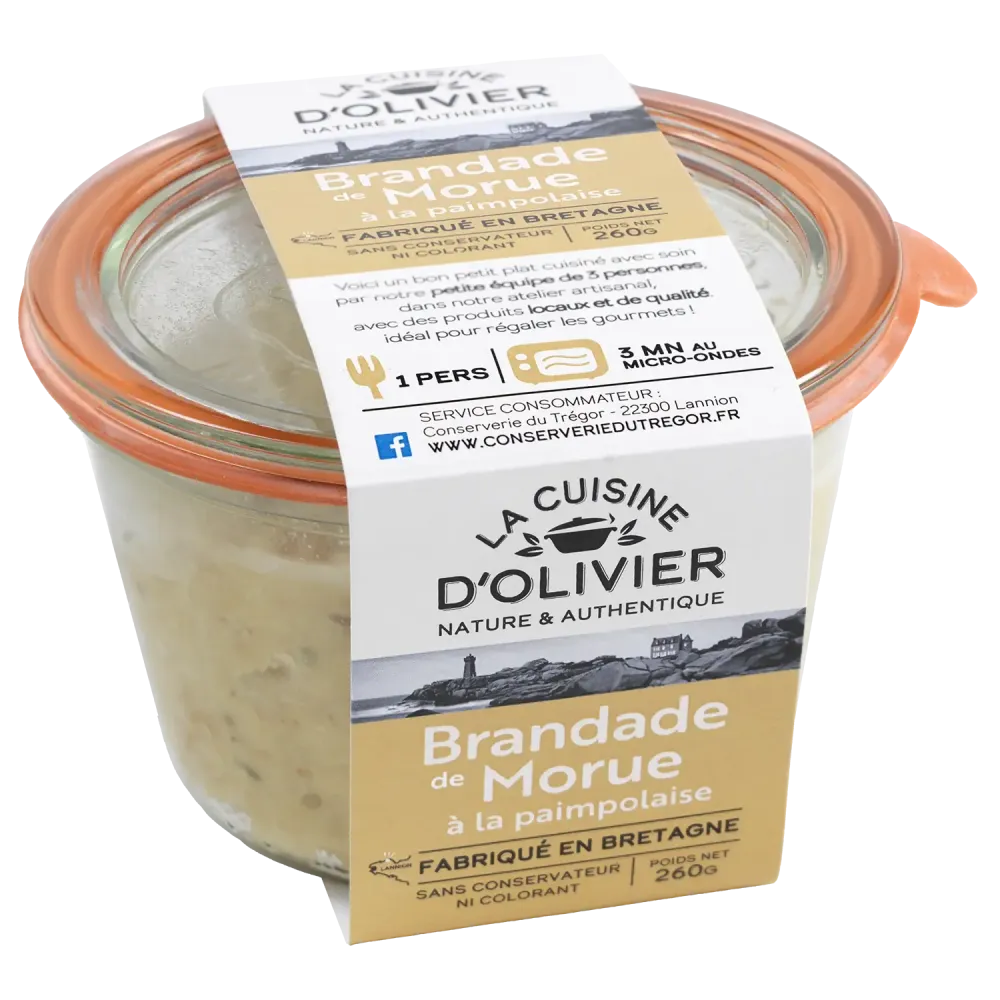 Brandade de morue à la paimpolaise - Recette bretonne authentique