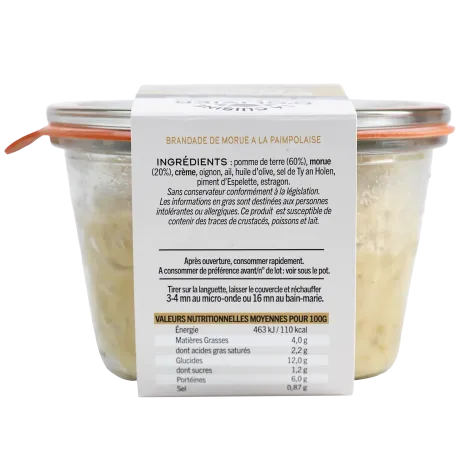 Brandade de morue à la paimpolaise - Recette bretonne authentique