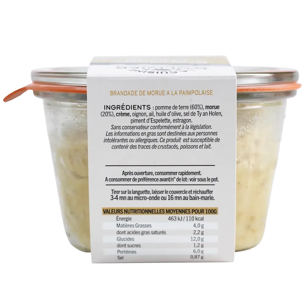 Brandade de morue à la paimpolaise - Recette bretonne authentique