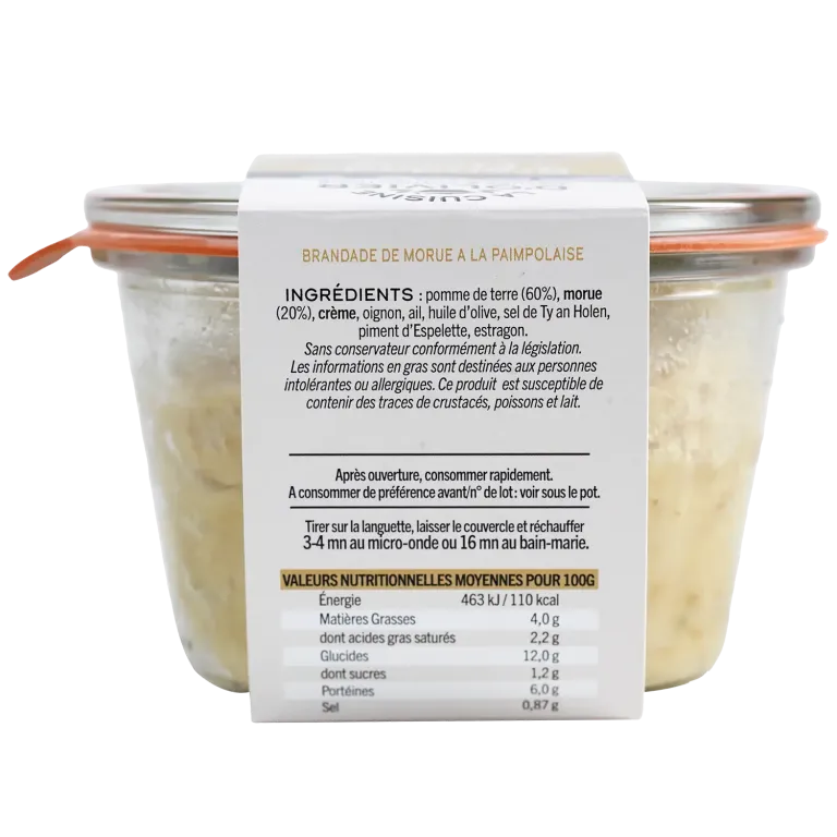 Brandade de morue à la paimpolaise - Recette bretonne authentique