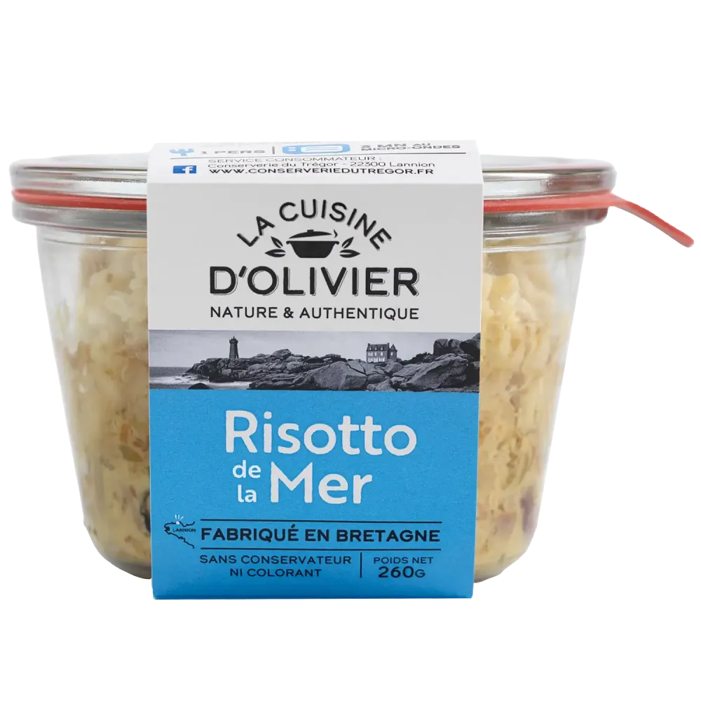 Risotto de la mer breton - Plat cuisiné artisanal et savoureux