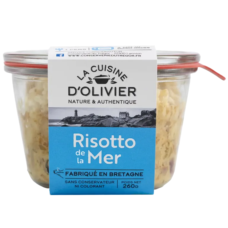 Risotto de la mer breton - Plat cuisiné artisanal et savoureux