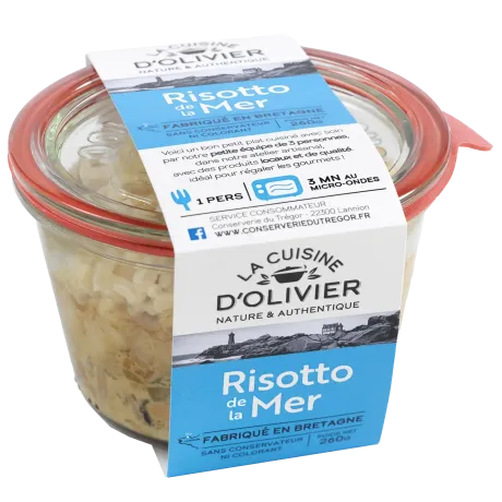 Risotto de la mer breton - Plat cuisiné artisanal et savoureux