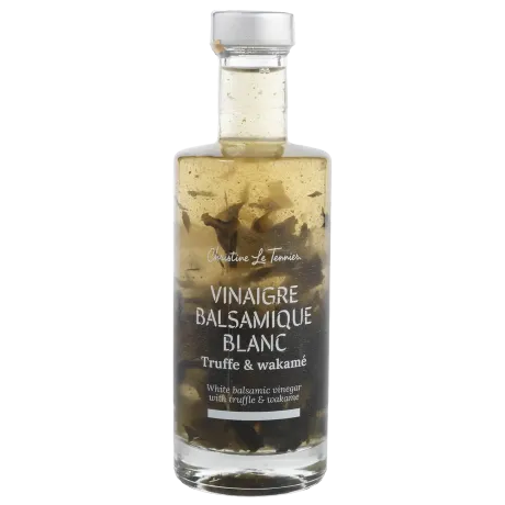 Vinaigre balsamique blanc truffe & wakamé - Saveurs terre & mer