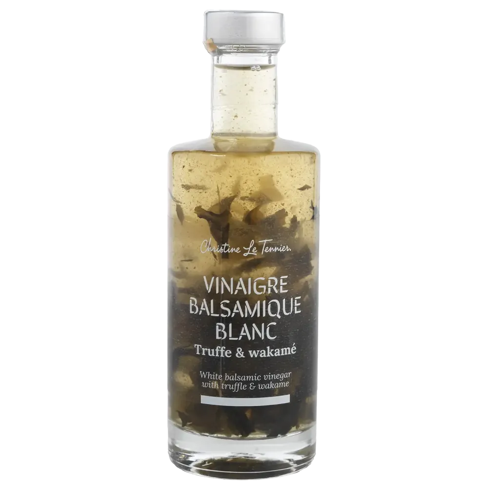 Vinaigre balsamique blanc truffe & wakamé - Saveurs terre & mer