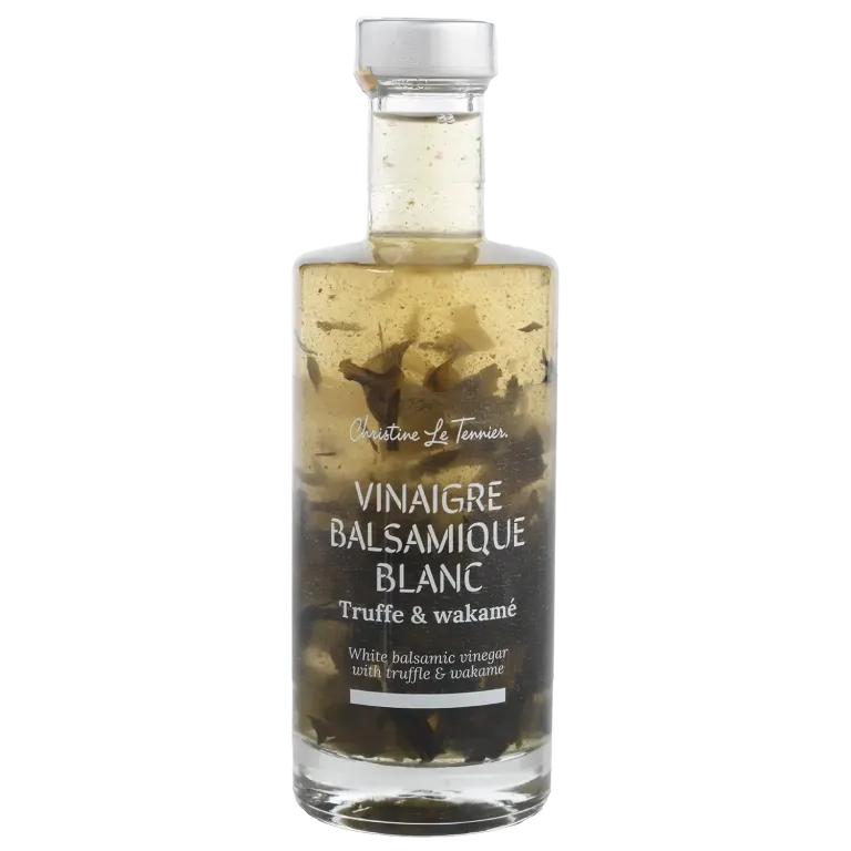 Vinaigre balsamique blanc truffe & wakamé - Saveurs terre & mer
