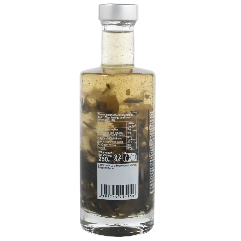 Vinaigre balsamique blanc truffe & wakamé - Saveurs terre & mer