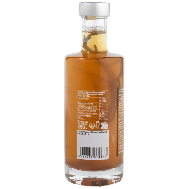 Vinaigre de cidre au salicorne - Assaisonnement artisanal breton