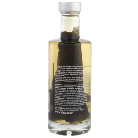 Vinaigre balsamique blanc au kombu - Saveur iodée et artisan breton