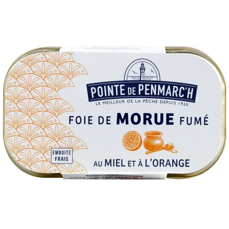 Foie de morue fumé à l’orange et miel - Pêche MSC Islande