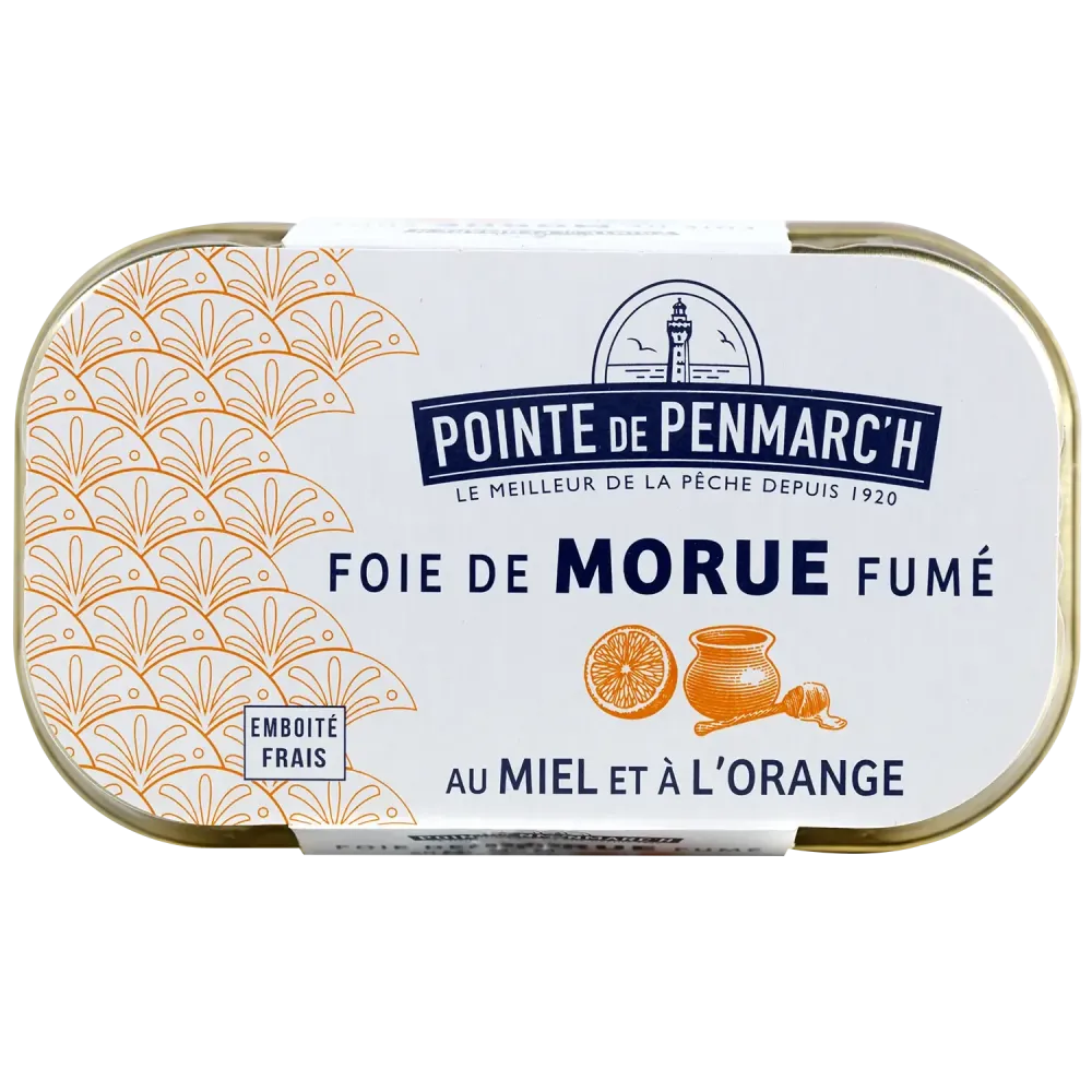 Foie de morue fumé à l’orange et miel - Pêche MSC Islande