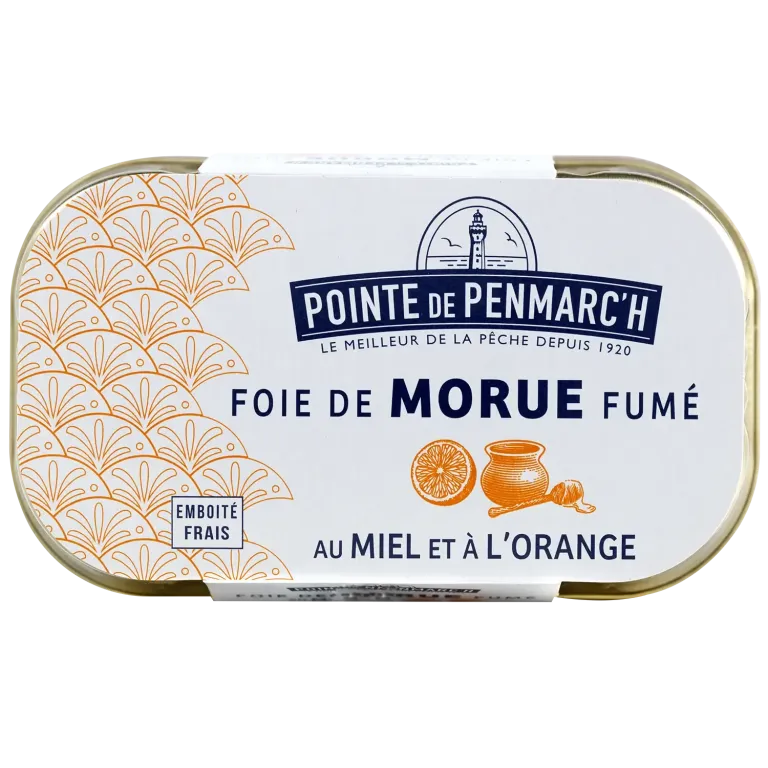 Foie de morue fumé à l’orange et miel - Pêche MSC Islande