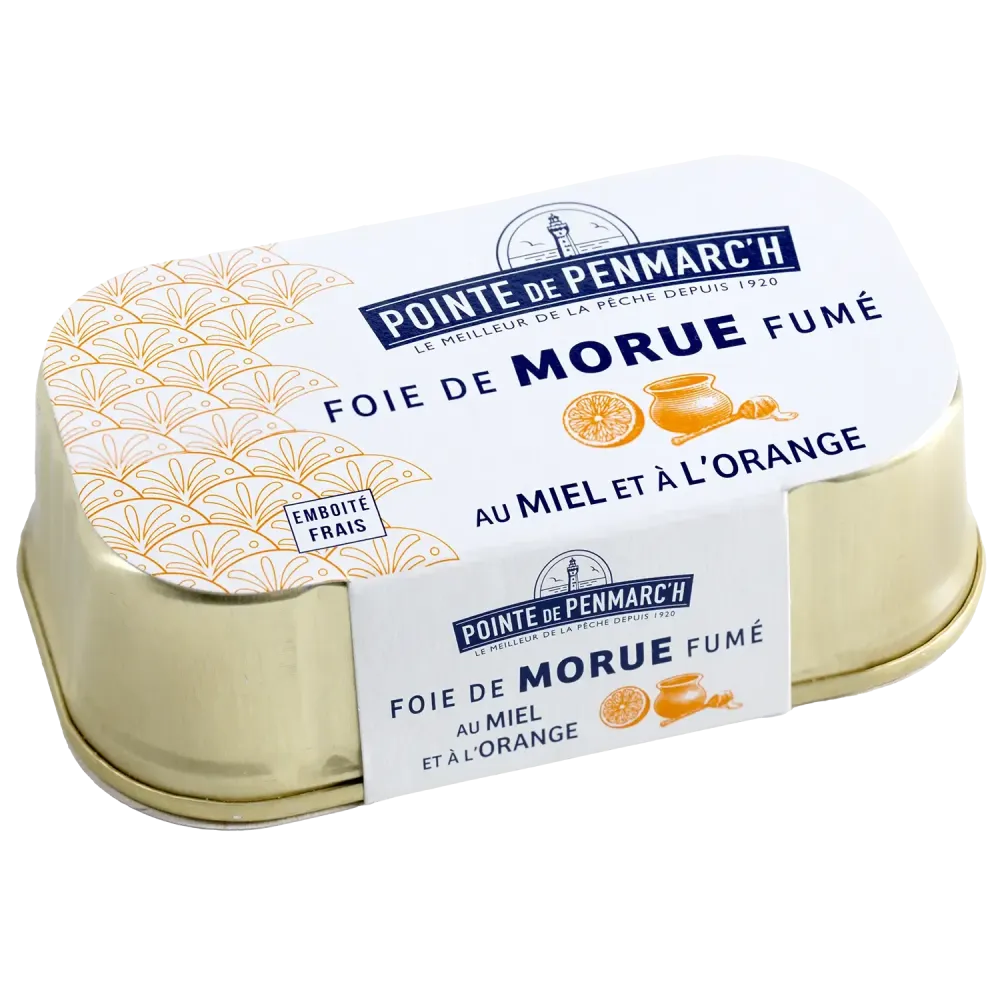 Foie de morue fumé à l’orange et miel - Pêche MSC Islande