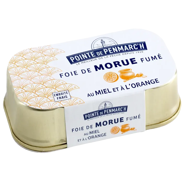 Foie de morue fumé à l’orange et miel - Pêche MSC Islande