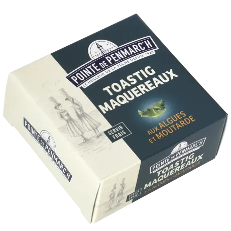 Mousse de maquereaux aux algues et moutarde - Tartinade iodée et piquante