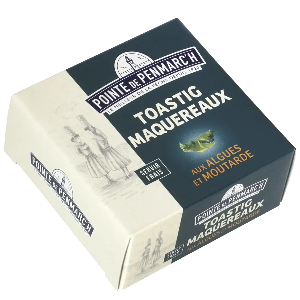 Mousse de maquereaux aux algues et moutarde - Tartinade iodée et piquante