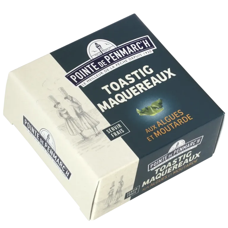 Mousse de maquereaux aux algues et moutarde - Tartinade iodée et piquante