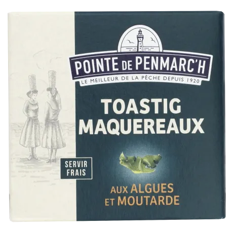 Mousse de maquereaux aux algues et moutarde - Tartinade iodée et piquante