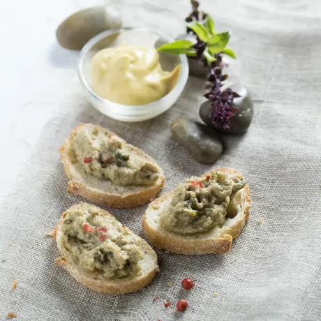 Mousse de maquereaux aux algues et moutarde - Tartinade iodée et piquante