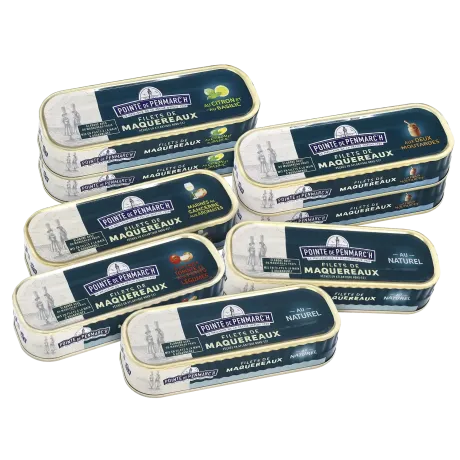 Assortiment maquereaux - Filets frais et recettes authentiques