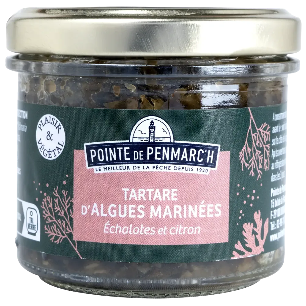 Tatare d’algues échalotes et citron - Tartinable iodé breton