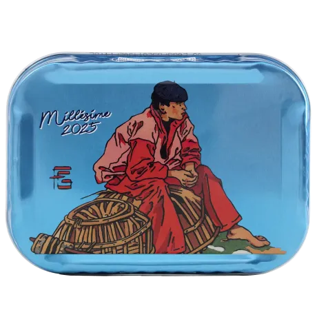 Sardines à l'ancienne à l'huile d'olive millésimées 2025 Géo-Fourrier le mousse de kérity - la boîte de 115 g