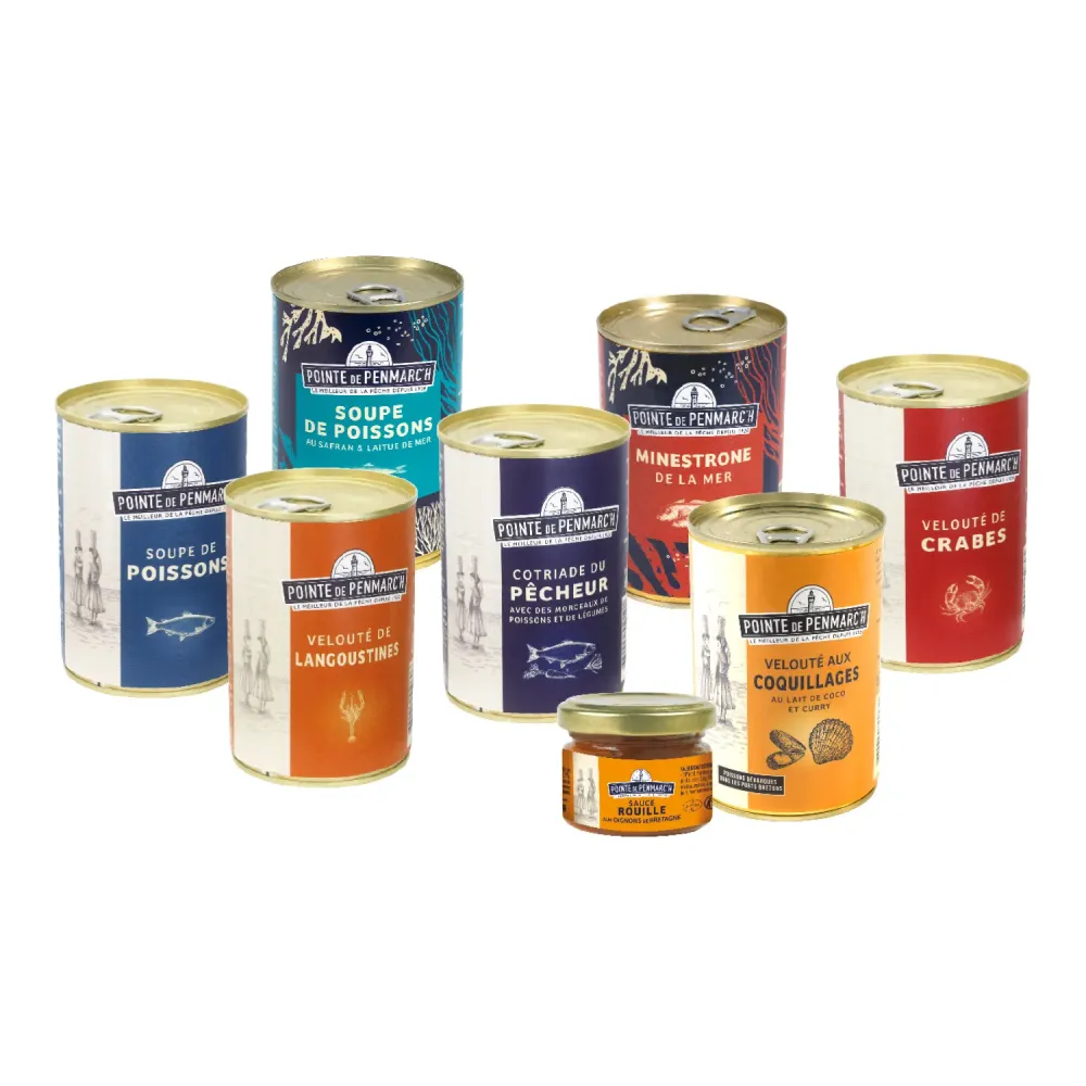 Assortiment de soupes et veloutés - le lot de 8 produits