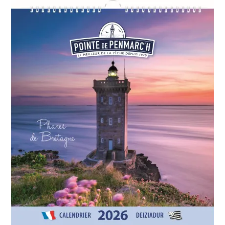 Calendrier 2026 Pointe de Penmarc'h